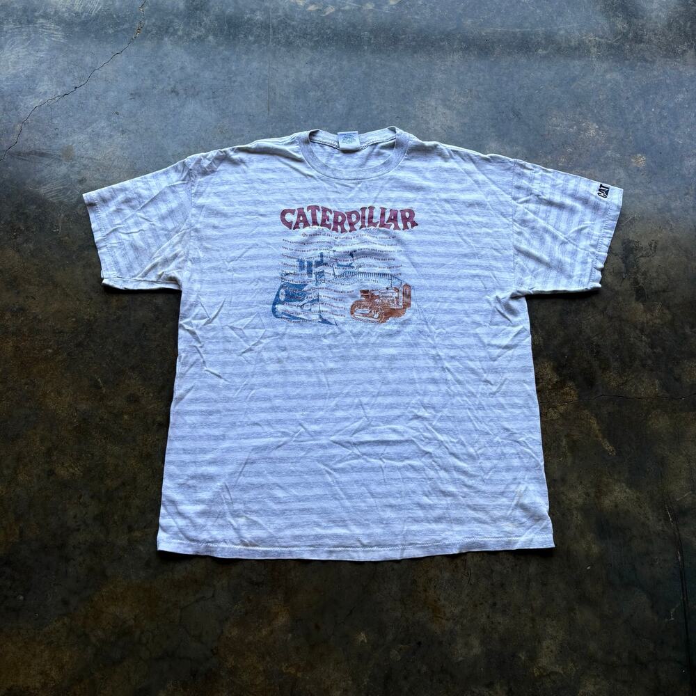 Vintage 90s CAT Construction Graphic‎ T-shirt